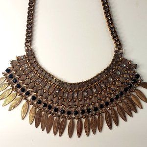 Vintage Boho Bib Collar Statement Necklace